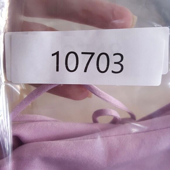 LOVERS FRIENDS Womens Dress XXS Lavender Mini Drawstring Neckline Slip WILTON - Picture 10 of 10